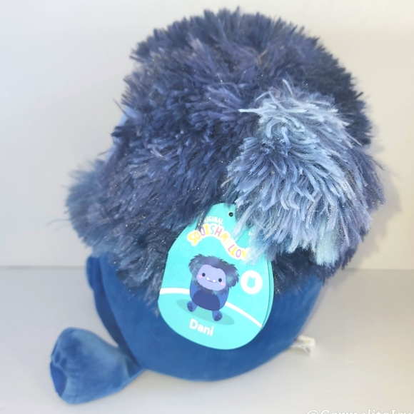 DANI 🐾 ☆FTM☆ Blue Big Foot Original Squishmallow by Kelly Toy NWT - Picture 5 of 7
